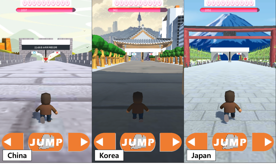 다양한 캐릭터/스테이지